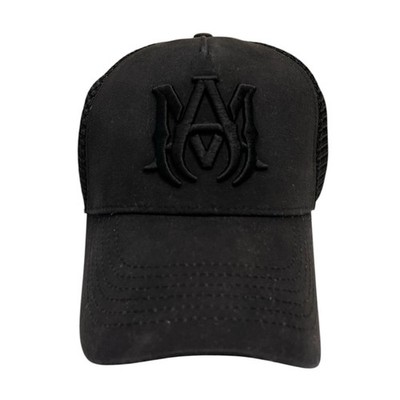 Adjustable Black Amiri SnapBack Hat