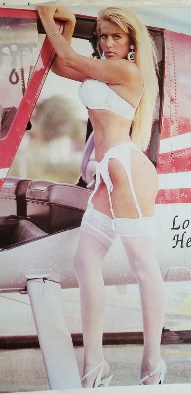 LORENA HERRERA POSTER mexico mini street VINTAGE poster circa 1990s airplane