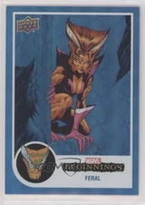 2022 Marvel Beginnings Vol 2 Series 1 Blue Rainbow Cosmic Cube 64/99 Feral 1e0b