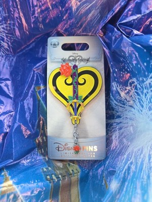 2026 Disney Parks Kingdom Hearts Divine Hearts  Belle Keyblade LE Pin 