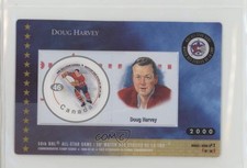2000 Canada Post NHL All-Star Game Doug Harvey #4 HOF s5q