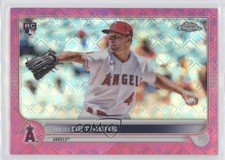 2022 Topps Chrome Logofractor Edition Pink Refractor 7/199 Reid Detmers #86 0nr3