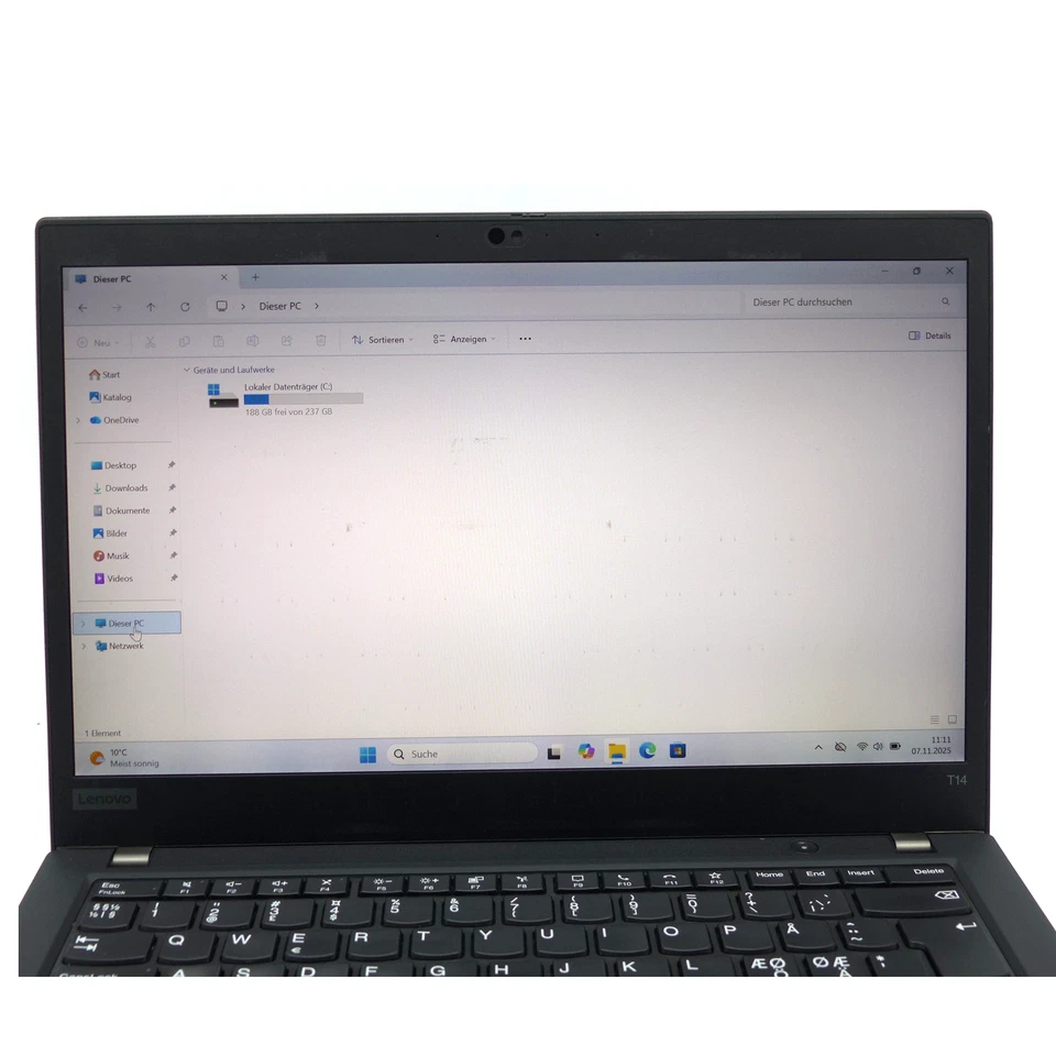 Lenovo ThinkPad T14 G2 AMD Ryzen7 Pro 5850U 16GB 256GB SSD 14" FHD Win11 Toch - Bild 4 von 4