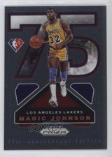 2021-22 Panini Prizm NBA 75th Logo Magic Johnson #15 HOF n1u