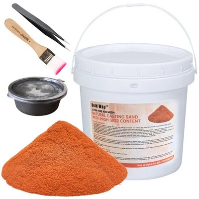 6LBs Natural Casting Sand Ultra-Fine（400Mesh） - Reusable Molding Clay for Det...
