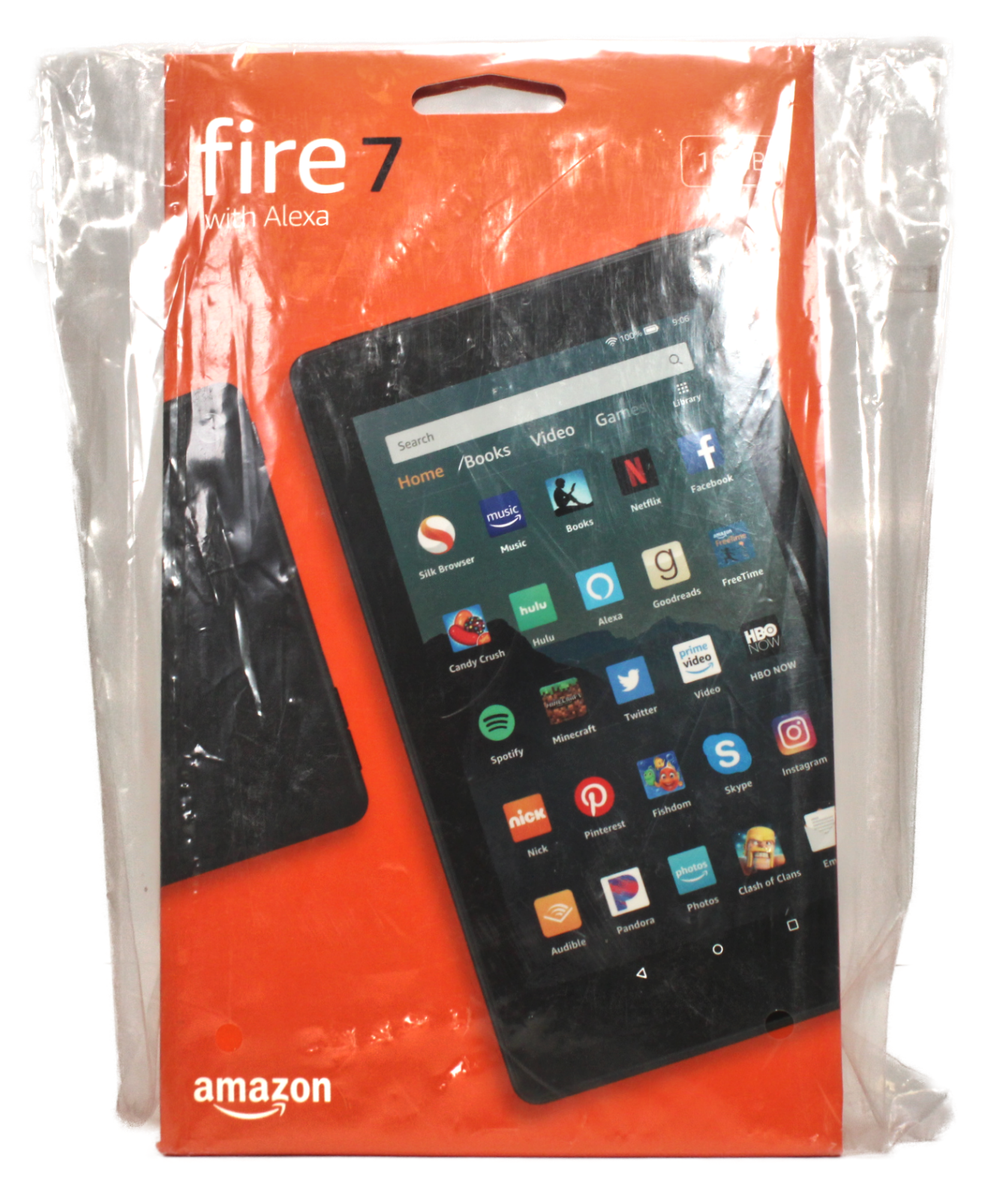 Amazon Fire 7 (9th Gen) M8S26G 16GB Wi-Fi Alexa 7'' Tablet - Black