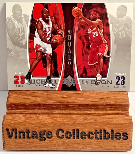 2005-06 Upper Deck Lebron James Michael Jordan Dual LJMJ3 Rare Insert