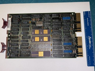 DEC KDF11 PDP M8186 CPU Board 5013326 MMU & Floating Point Gold Plated IC Chips