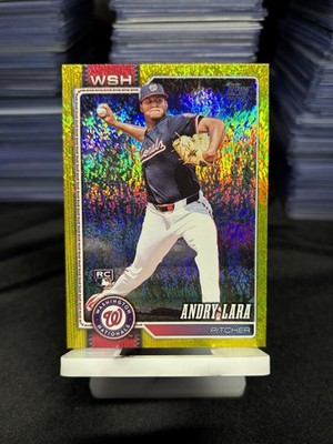 2026 Topps Series 1 - Andry Lara #36 Yellow Rainbow Foil /399 (RC)