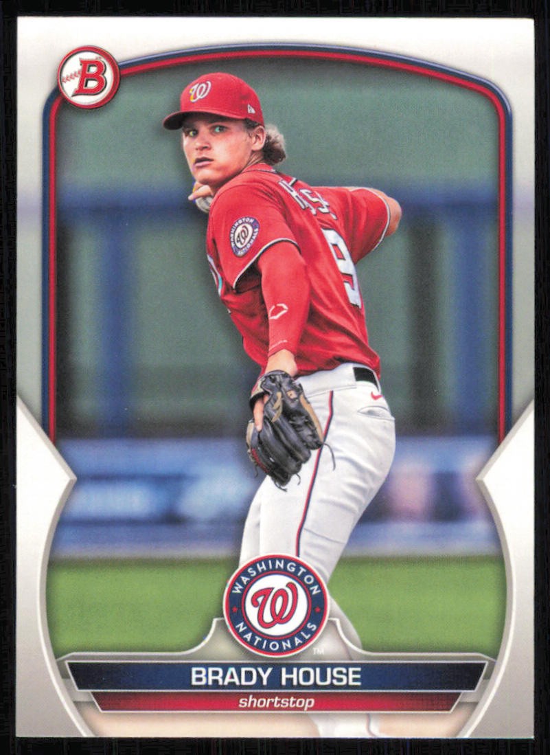 2023 Bowman 1st Edition #BPPF-68 Brady House Washington Nationals