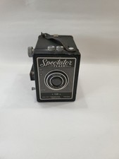 Pho-Tak vintage Spectator 120 flash mfg in the 50's roll film metal box camera
