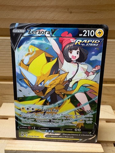 Zeraora V TG16/TG30 Pokemon TCG SWSH12: Silver Tempest Trainer Gallery NM