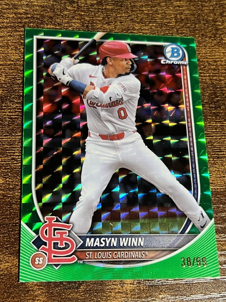 MASYN WINN 2025 Bowman Chrome #64 Cardinals Green Geometric
