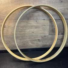 22" Mapex V Series, Bass Drum Hoops Natural Color,