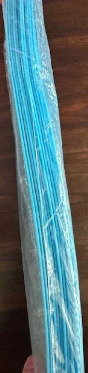 NEW SET OF 10 DARICE LIGHT BLUE PLASTIC CANVAS SHEETS 13.5" X 10.5 - Image 3 of 3