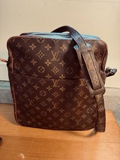 Pre 80s Eclair Zippers Louis Vuitton Monogram Marceau GM Crossbody Shoulder Bag