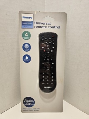 Philips SRP9141A/27 4-Device Universal Remote Control New In Package