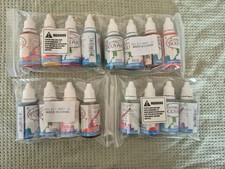 16 Color 1oz Airbrush Face Body Art Paint Kit Water-Based Custom Temp Tattoo