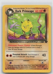 Dark Primeape 43/82 Team Rocket Uncommon