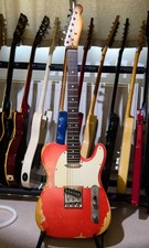 Telecaster Style Guitar Imported From Japan - Fiesta Red Hard Relic