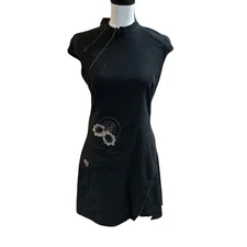 KanaBeach Biologik Y2K Floral Mini Hemp Dress