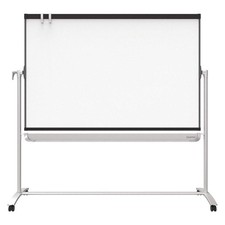 QUARTET ECM64P2 Dry Erase BoardEaselMounted76 1/8x78 1/4 48LW90
