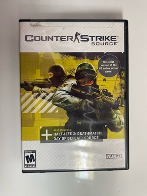 Counter Strike Source PC CD-ROM Valve Game 4 Disc Set With CD Key EUC