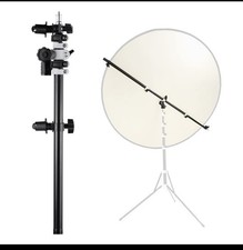 Telescopic Reflector Holder Extendable Boom Arm 360 Swivel Portrait Studio Kit