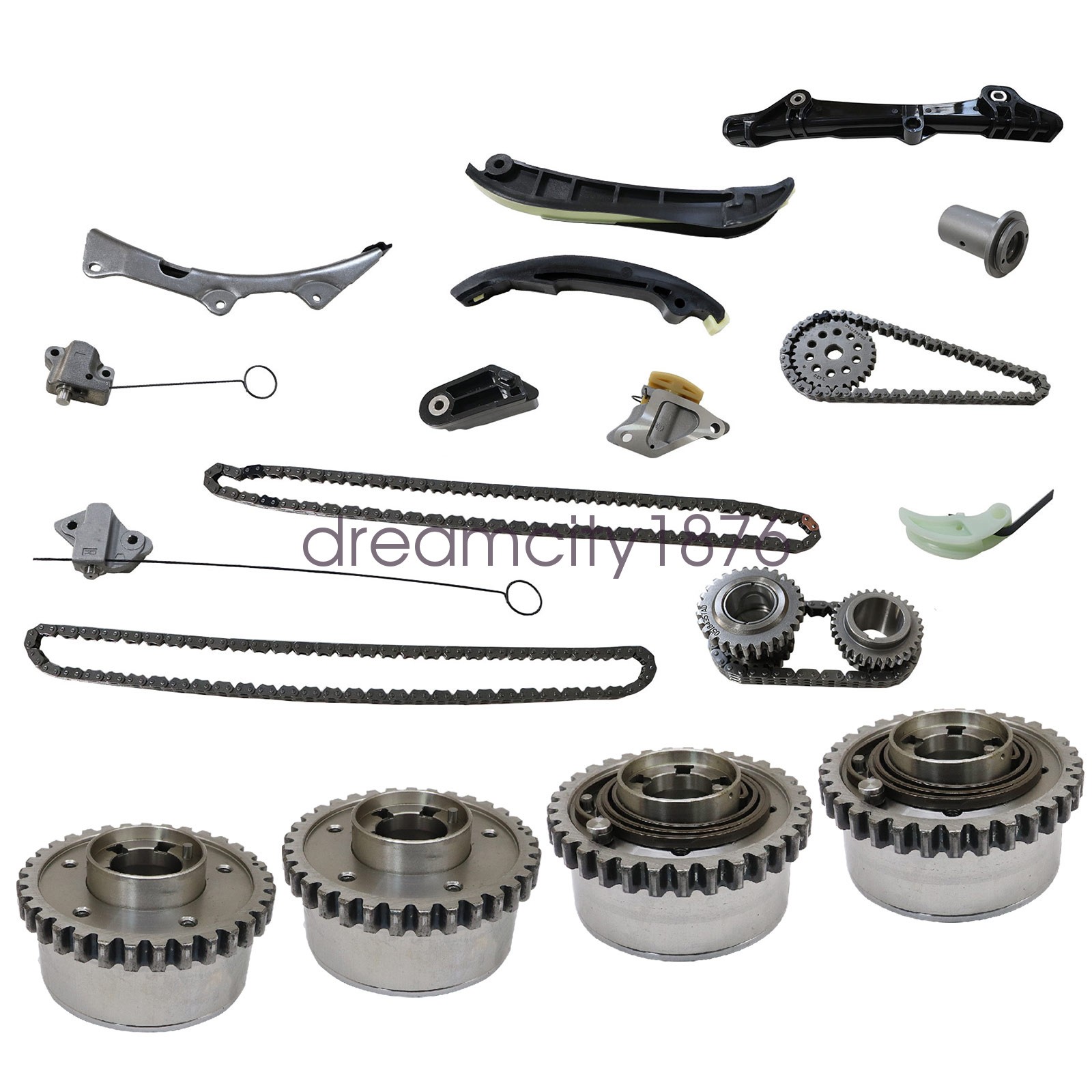 Timing Chain Kit Camshaft Phaser Fit Maserati Quattroporte S Ghibli S Q4 Levante