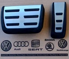 Original Audi RS6 Pedal Set Pedals Pads A6 4F S6 C6 (05-11) Pedal Covers Set LHD