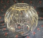 BEAUTIFUL VERA WANG WEDGWOOD DUCHESSE 4.25” TALL ROUND CRYSTAL GLASS BOWL  — photo 5