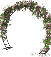 Metal Arch Backdrop Stand 8Ft Wide 7Ft High, Wedding Arch Frame for Wedding Deco