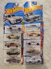 Hot Wheels Lot x10 American Muscle - Chevy, Dodge, Mercury More