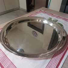 Vecchio Vassoio Rotondo Calegaro Silver Plate