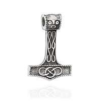 KettenanhäNger Massiver Thors Hammer 925 Silber 50X33Mm Wikinger SilberanhäNger