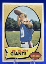 1970 Topps Fran Tarkenton #80 New York Giants Excellent