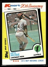 1982 Topps Kmart 20th Anniversary AL & NL MVP's #24 Pete Rose