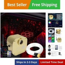 Bluetooth/APP Control 16W Twinkle Fiber Optic Lights Star Ceiling Lighting Ki...