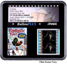 2025 Niue Comix Fantastic Four #5 1 oz .999 Silver Coin NGC PF 70 UCAM Film Cell