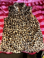 Brand New Leopard Print Gilet Size XL