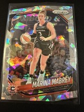 2025 Panini Prizm WNBA Marina Mabrey Cracked Ice Connecticut Sun #18