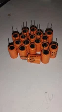 Eighteen (18) NOS Sprague 150uf Electrolytic Capacitors 16v 502D 7404H