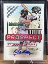 2024 Panini Prospect Edition - Orlando Martinez #139 Silver Signatures