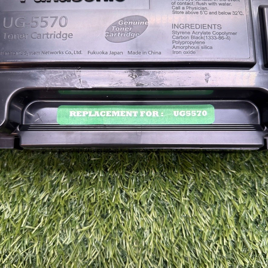 Cartucho de tóner negro Panasonic UG-5570 para UF-7200/UF-8200 nuevo sellado Foto 2 de 4