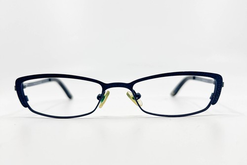Nine West NW428 0CX8 48-16-130 Navy Blue Metal Full Rim Eyeglasses Frame CU87