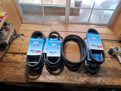 #ad #ad Lot Of New Old Stock Snowmobile Belts Most Are MAX1112 And Others Ov $80.82