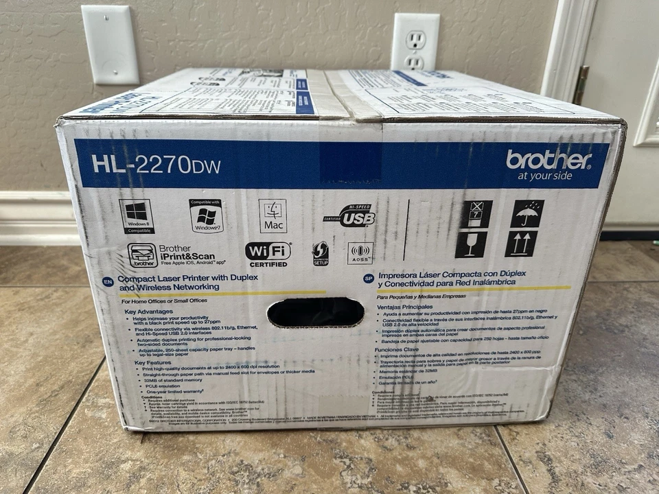 Brother HL-2270DW Laser Printer - Image 3 of 4