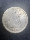 1875-S Seated Liberty Twenty Cent Piece 20c Details Coin Partially Holed