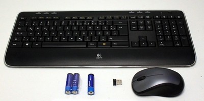 15-07467 Logitech Wireless Desktop MK540 Taststur K520 + Maus M310 + Batterien