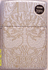 New Premium Zippo USA Lighter 46697 Christian Tree of Life Laser 360 Glacier B25